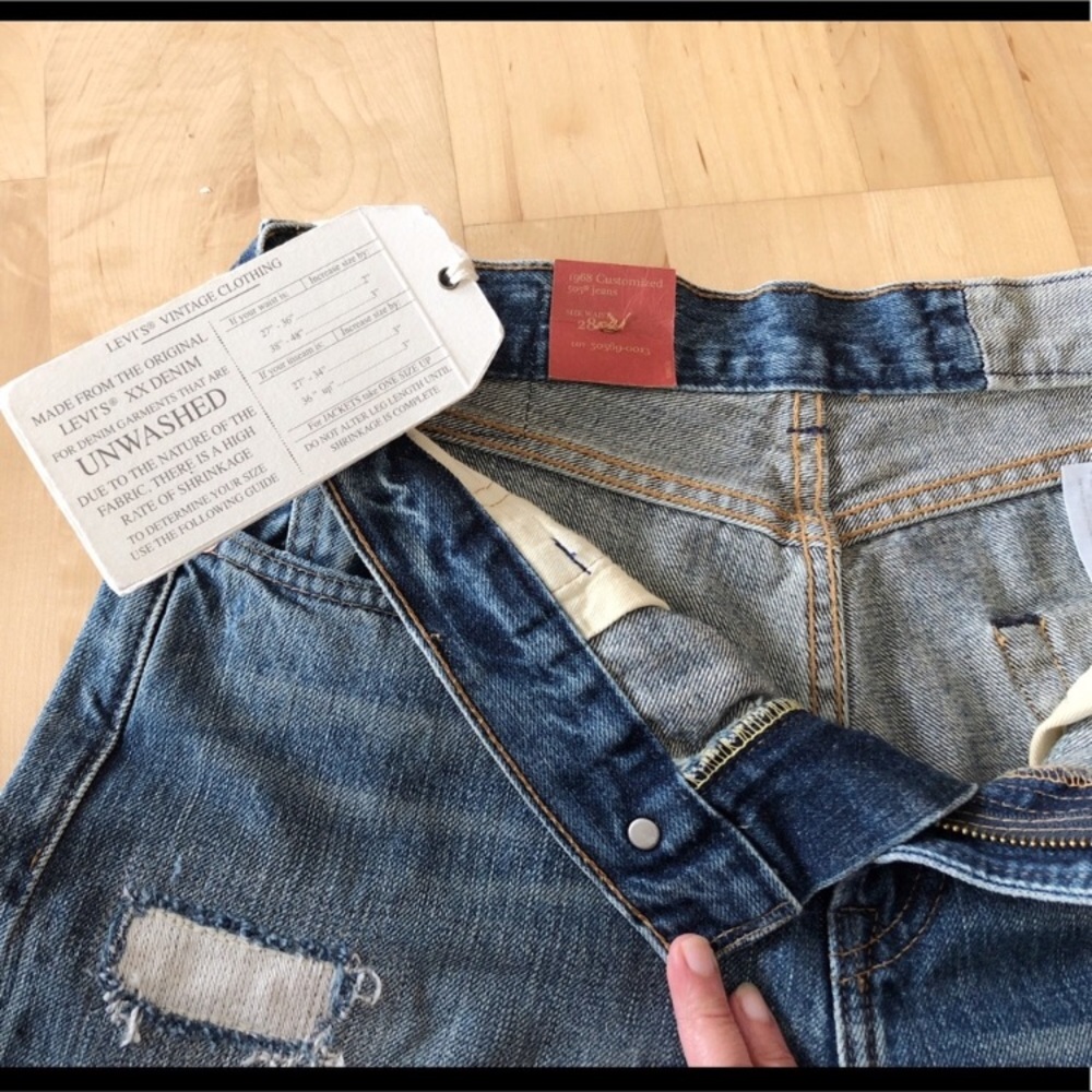 🎁 Levi’s Vintage Clothing Customized Abe sz 25 - Picture 2 of 6